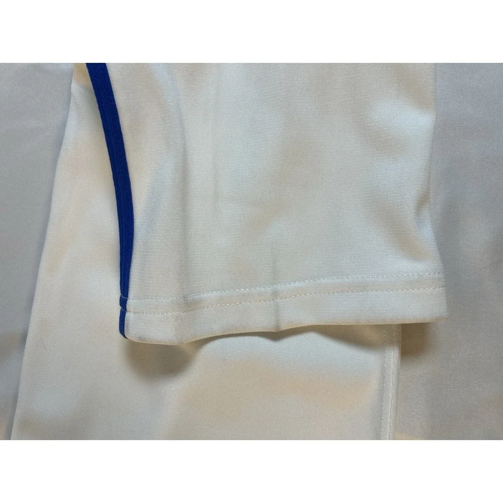 New Nike Men Stock Vapor Select 2 Piped Baseball Pants XL White Blue Side Stripe